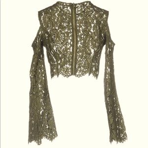 Keepsake military green blouse